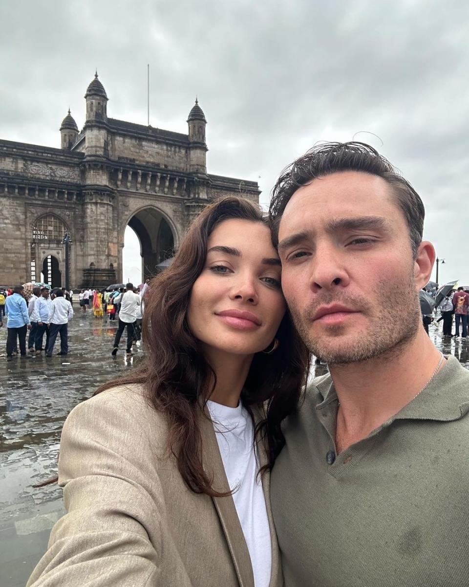 Ed Westwick, Amy Jackson