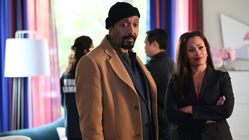 Jesse L. Martin and Maahra Hill solve crimes in "The Irrational." - Sergei Bachlakov/NBC