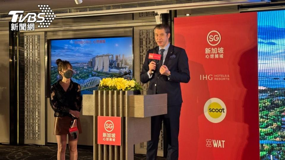 Robbert Manussen, Area General Manager Taiwan IHG Hotels & Resorts 。（圖／葉韋辰攝）