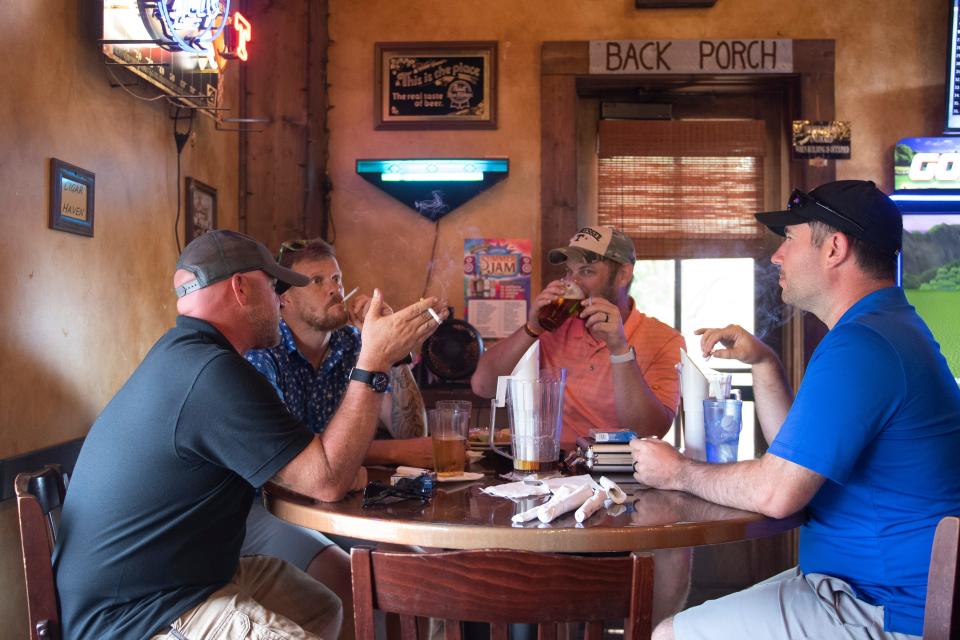 BucketHead Tavern is a Downtown West gathering spot for those who like to enjoy a smoke while they quench their thirst. But it's best to come hungry, too, as the full-service bar has a variety of wing flavors to choose from.