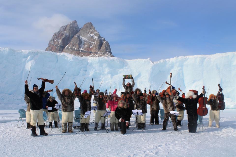 El Sistema en Groenlandia/Foto cortesía de Ron Davis Alvarez