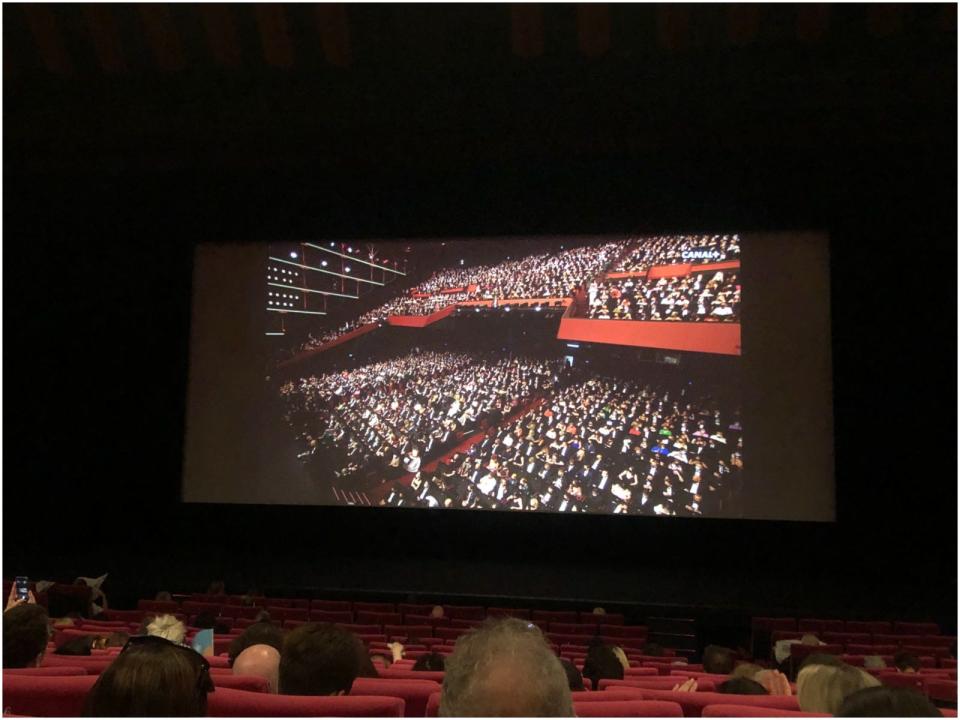 Cannes press screening closing ceremony