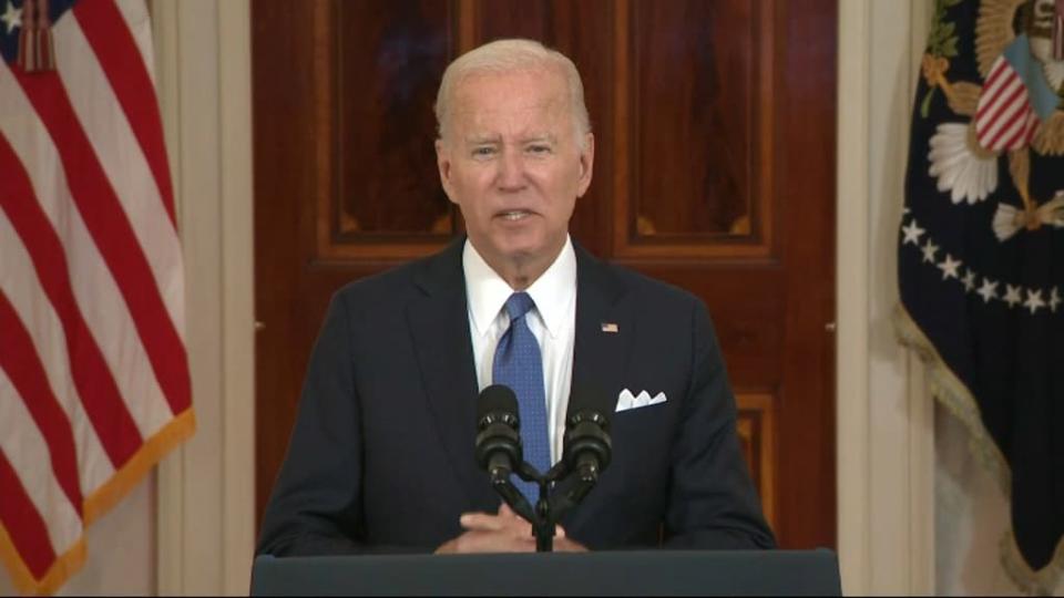 Joe Biden le 24 juin 2022 à la Maison-Blanche. - BFMTV