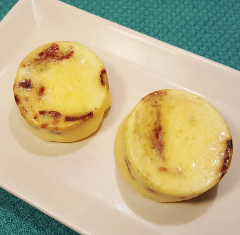 <p>This Old Gal</p><p>A popular coffee shop made egg bites wildly popular. Now these low-carb, keto-friendly egg bites can easily be made at home.</p><p><strong>Get the recipe: <a href="https://thisoldgal.com/sous-vide-bacon-and-jarlsberg-egg-bites" rel="nofollow noopener" target="_blank" data-ylk="slk:Sous Vide Egg Bites;elm:context_link;itc:0;sec:content-canvas" class="link ">Sous Vide Egg Bites</a></strong></p>