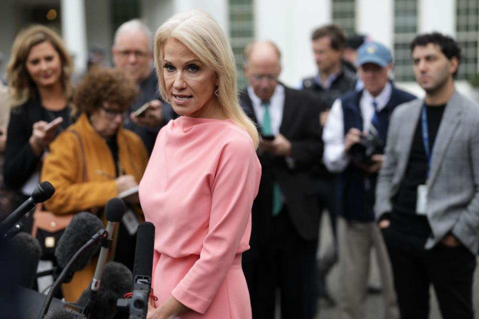 Ms Conway is one president's most trusted spokespersons: Getty