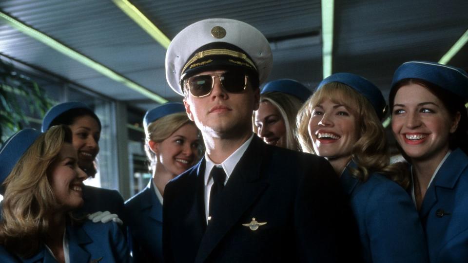 leonardo dicaprio in 'catch me if you can'