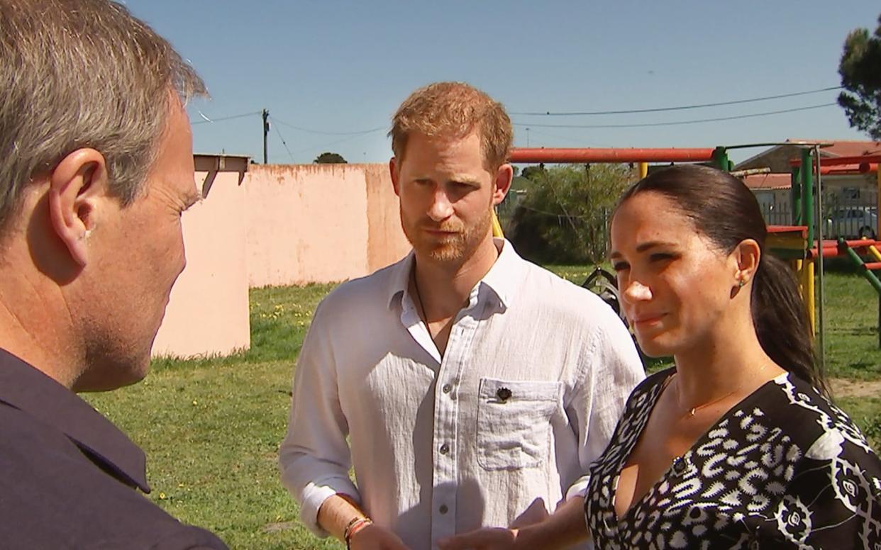 The Duke and Duchess of Sussex speak to Tom Bradby - ITV