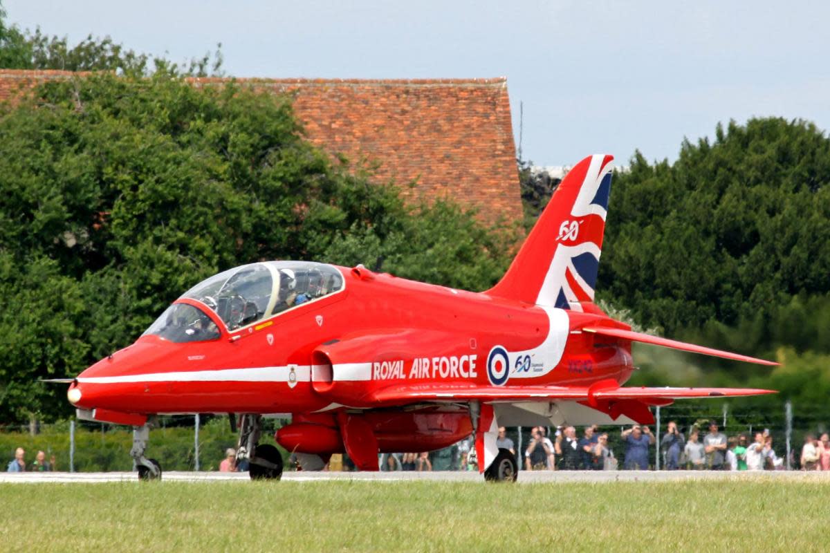 Famous Red Arrows set to return to Southend Airport tomorrow - all the timings <i>(Image: Simon Murdoch)</i>