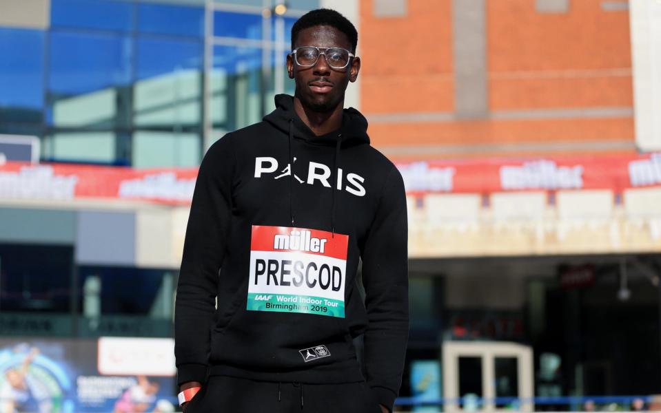 Sprinter Reece Prescod does still race this weekend at the Birmingham Indoor Grand Prix - British Athletics