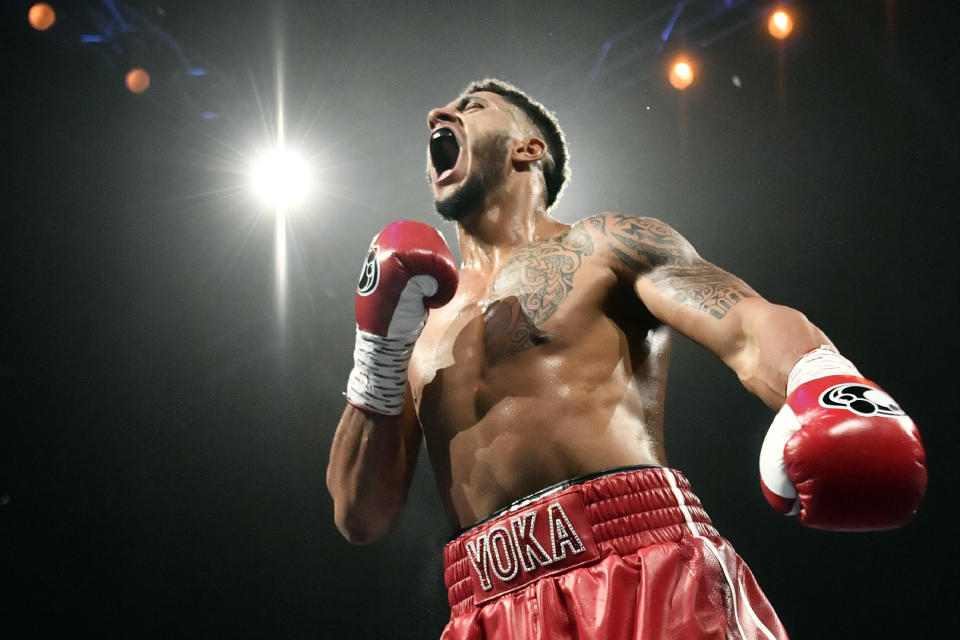 Sale période pour Tony Yoka (photo AFP).