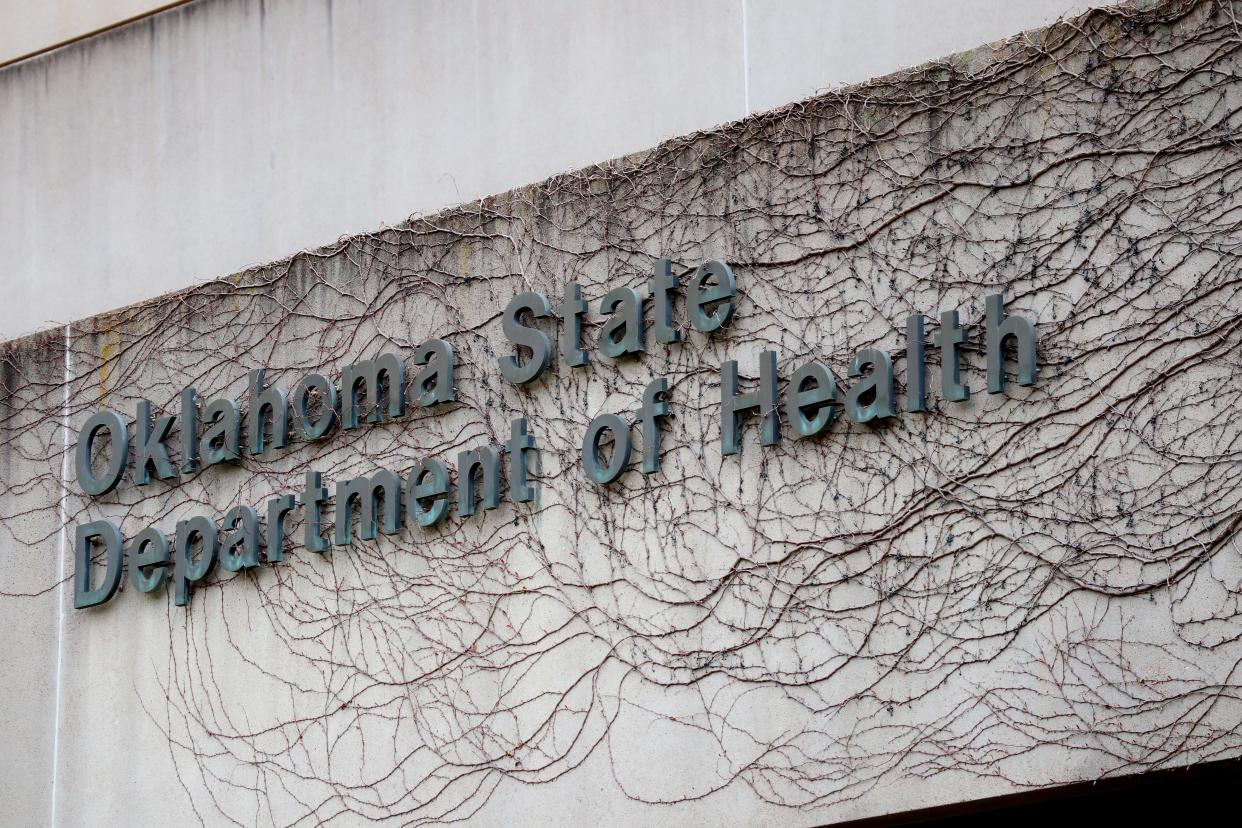 Exterior of the Oklahoma State Department of Health building in Oklahoma City.