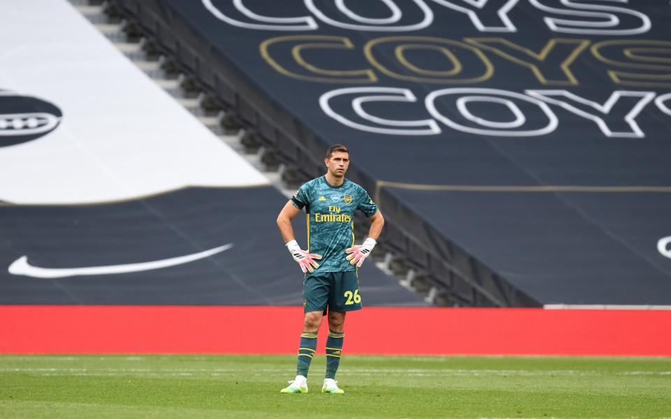 Emiliano Martinez had an immaculate first half - GETTY IMAGES