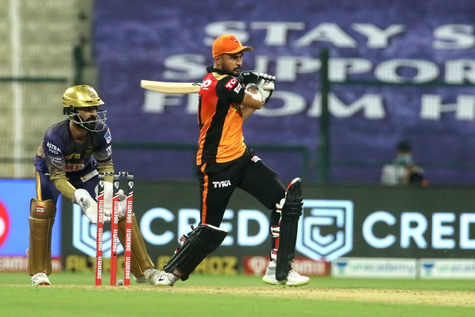 Manish Pandey top-scored for SRH with 51 off 38 balls in the match against Kolkata Knight Riders.