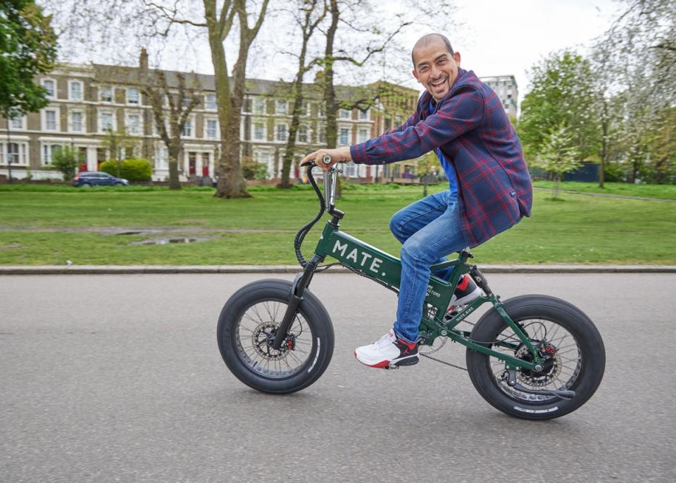 Cycling is Nabil’s favourite way to get around (Matt Writtle)