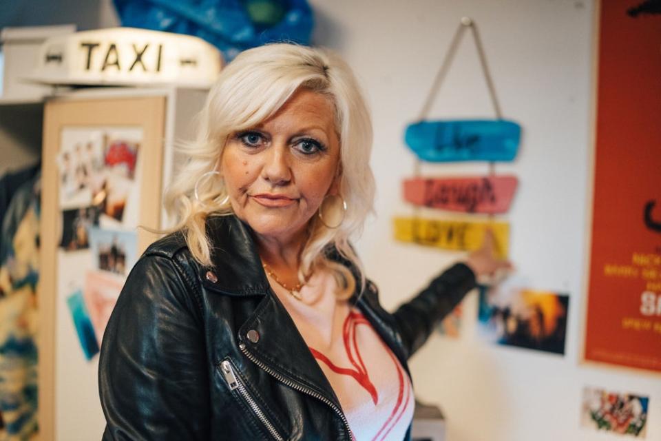 Camille Coduri plays Peggy, a role based on Rooke’s mum (Channel 4/Chris Harris)