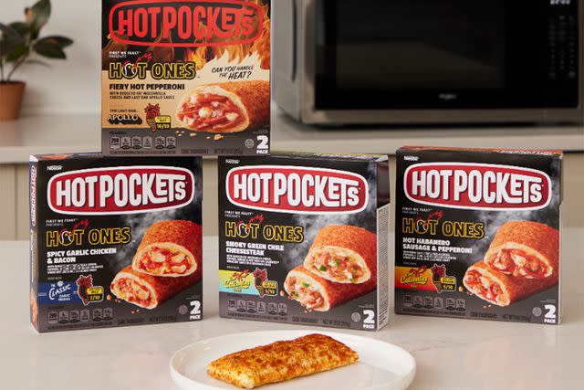 <p>Hot Pockets</p> Hot Ones and Hot Pockets Collab on New and Spicy Pockets