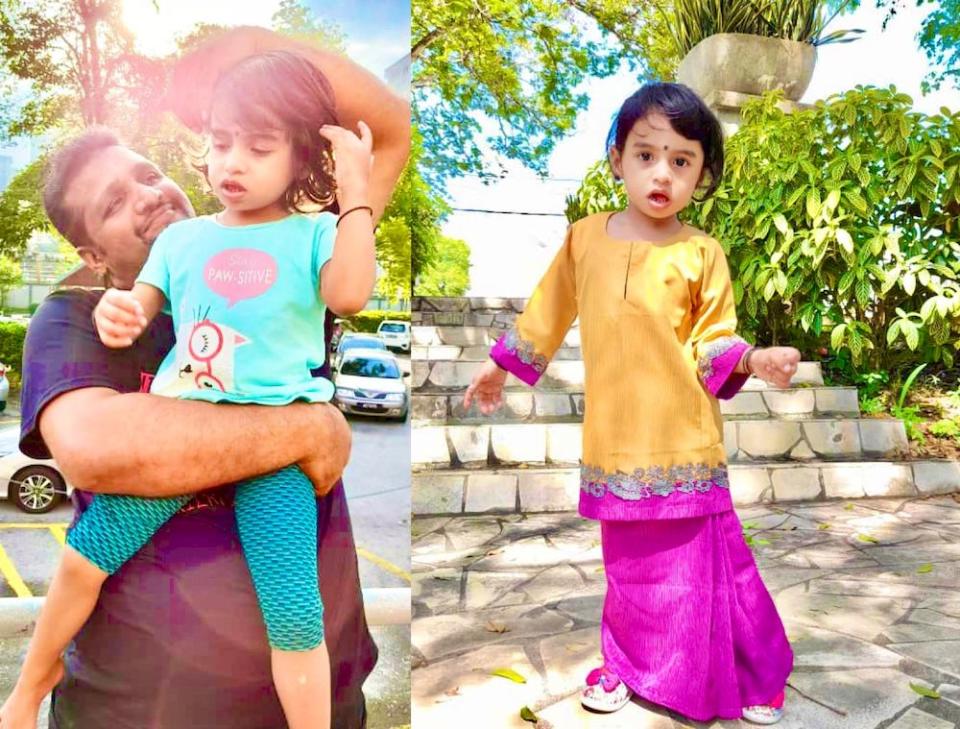 Siva pictured with his daughter Swathi, who was diagnosed with Pompe disease as an infant. — Pictures courtesy of Sivasangaran Kumaran