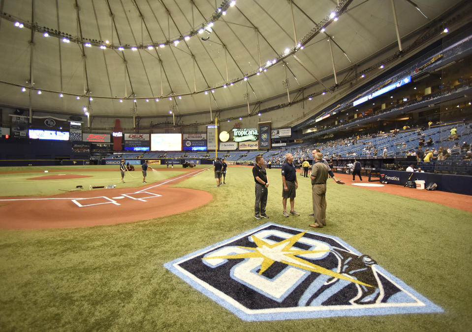 The Rays will reportedly go cashless in 2019. (AP Photo)