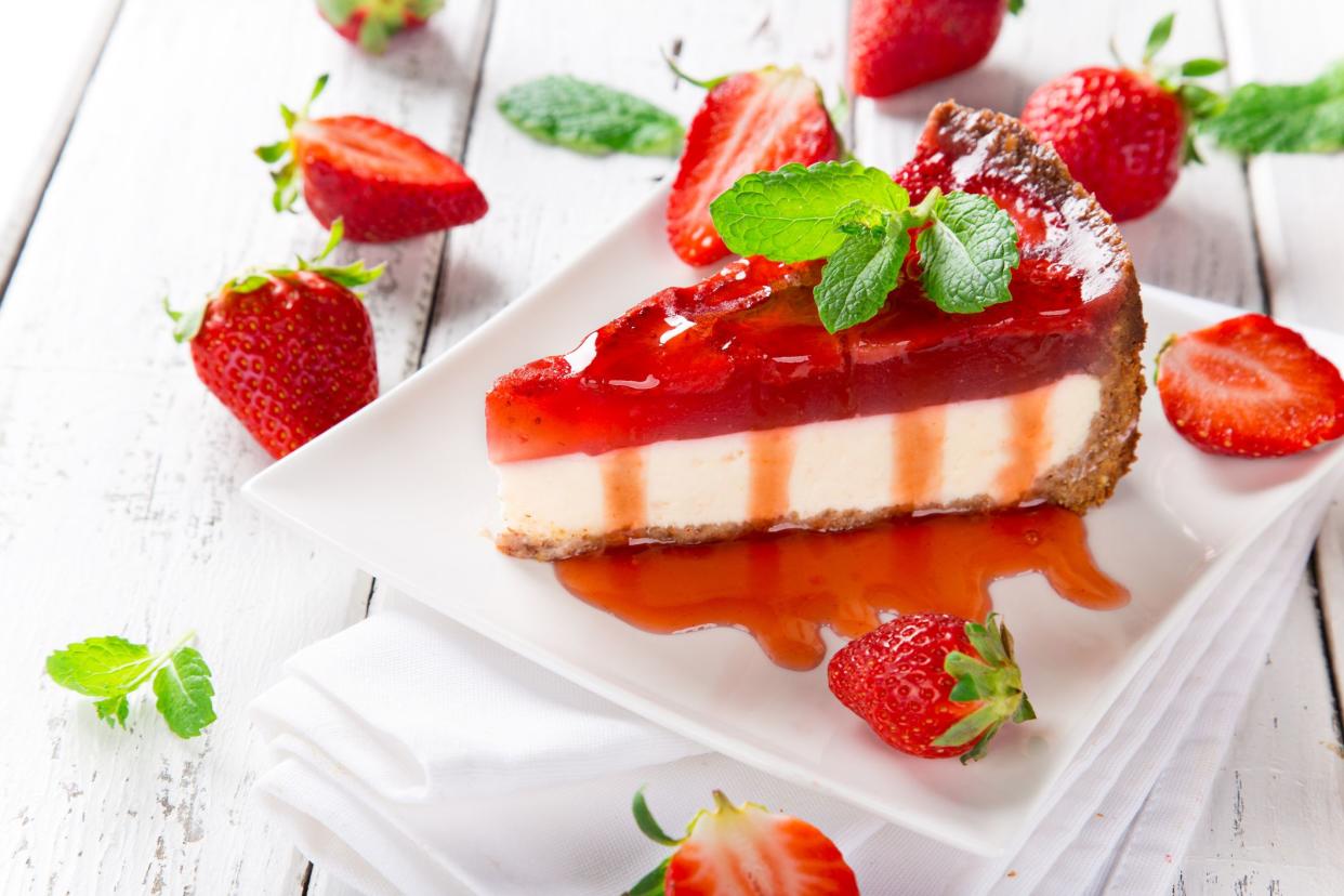 frozen strawberry cheesecake