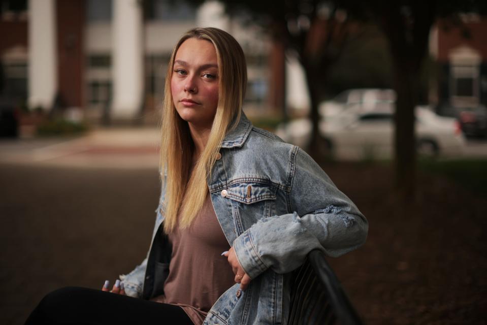 Gabriela Medford, 19, says she was at the house of a cheerleader friend during high school when she was sexually assaulted by Curtis Rucker, a Cheer Extreme coach. Gabriela went to the police, and Rucker was charged in 2018 with felony second-degree forcible sexual offense and misdemeanor sexual battery. He pleaded to a lesser charge of felony crime against nature. Gabriela’s mother said that after the assault, she called the owner of Cheer Extreme and told them what Curtis had done, but they dismissed her concerns because he had not yet been arrested.