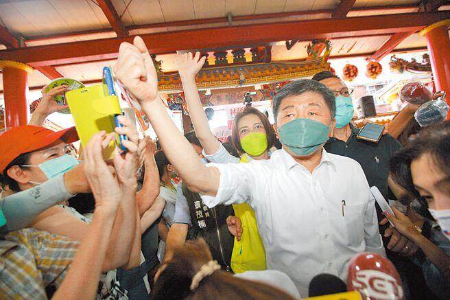 民進黨台北市長候選人陳時中強調，自己跟名嘴周玉蔻「一點私交都沒有」。（中時報系資料照）