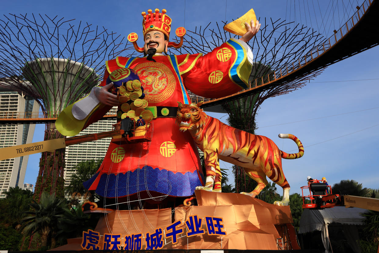  alk about being caught between a hard place and a prowling tiger. (PHOTO: Suhaimi Abdullah/NurPhoto via Getty Images)