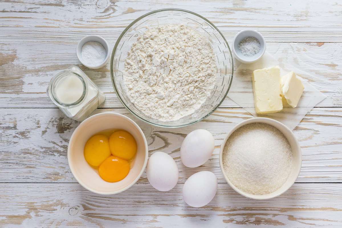 Ingredients for Baking Cake