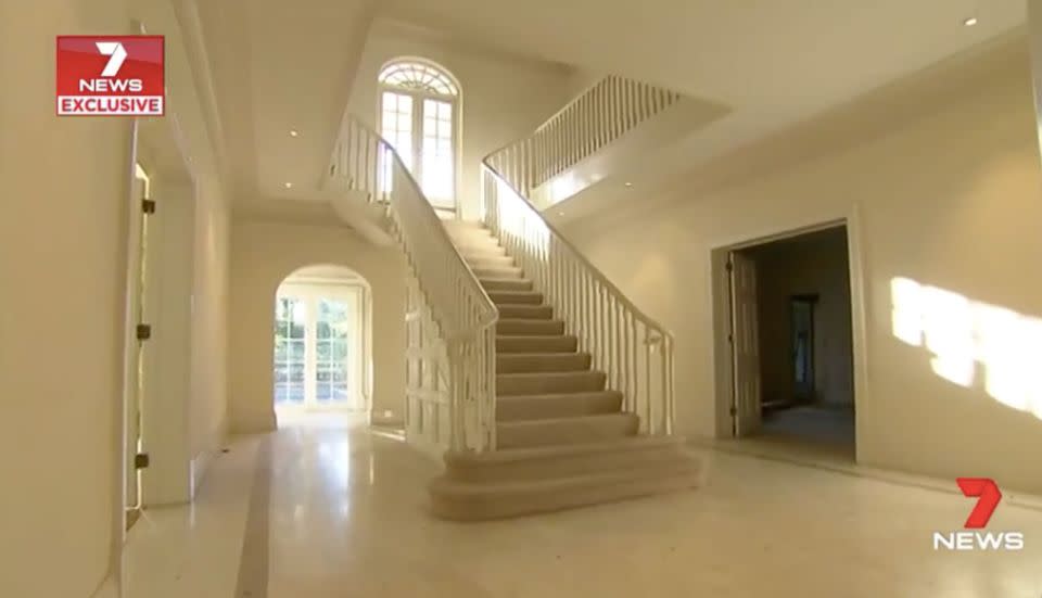 Inside the $40 million home. Source: 7 News