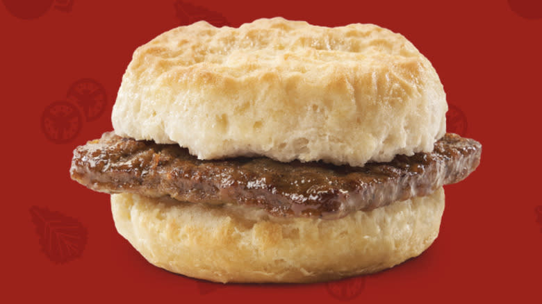 Wendy's Sausage Biscuit