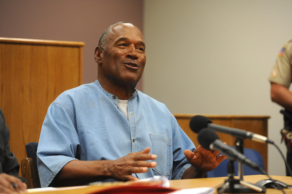 O.J. Simpson died of cancer on April 10, after months of speculation that he had prostate cancer.