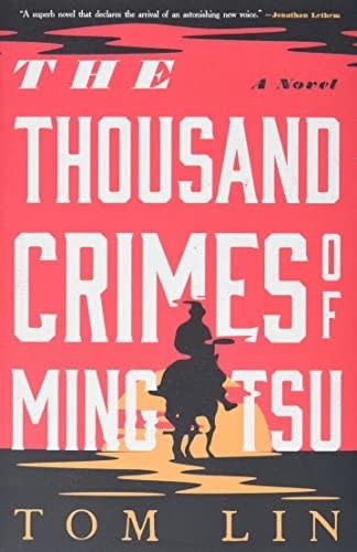 Wild West, vengeance for a kidnapped wife, a system that only white men are allowed to testify in — think Chinese Joaquin Murrieta narrated by Cormac McCarthy and Ray Bradbury. Wonderful Western by Tom Lin.