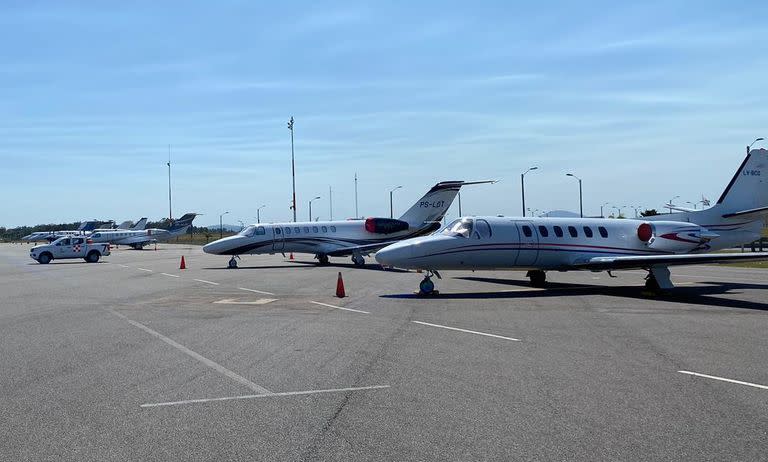 Punta del Este tuvo la llegada de 260 aviones privados en lo que va de la semana, en la previa a año nuevo