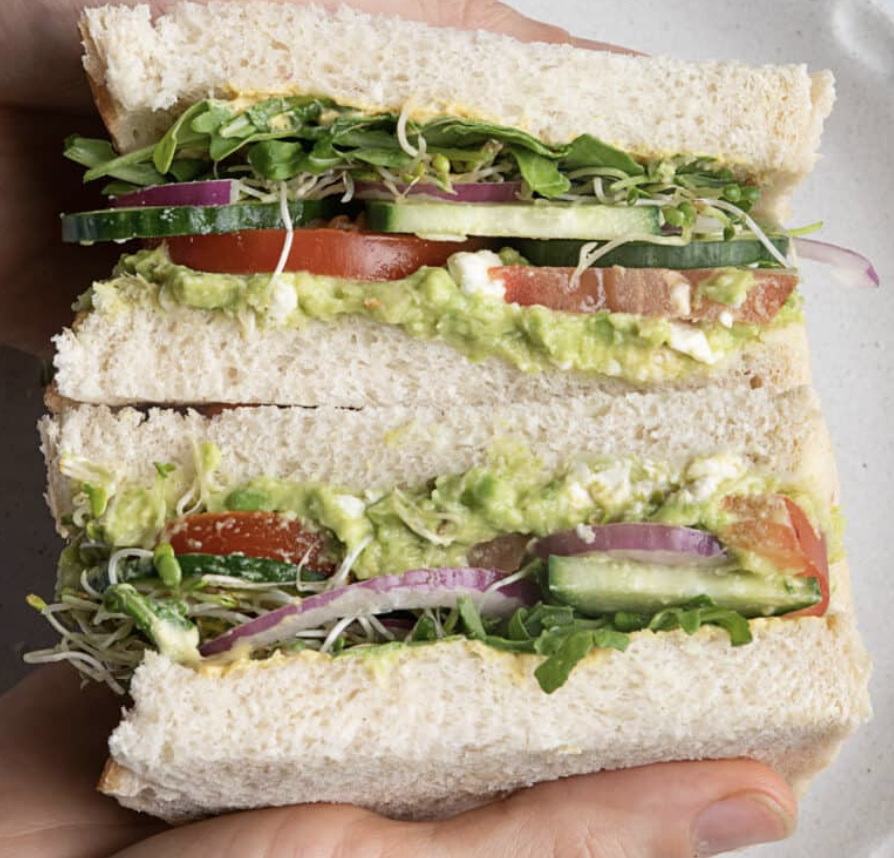 Vegetarian Avocado Sandwich