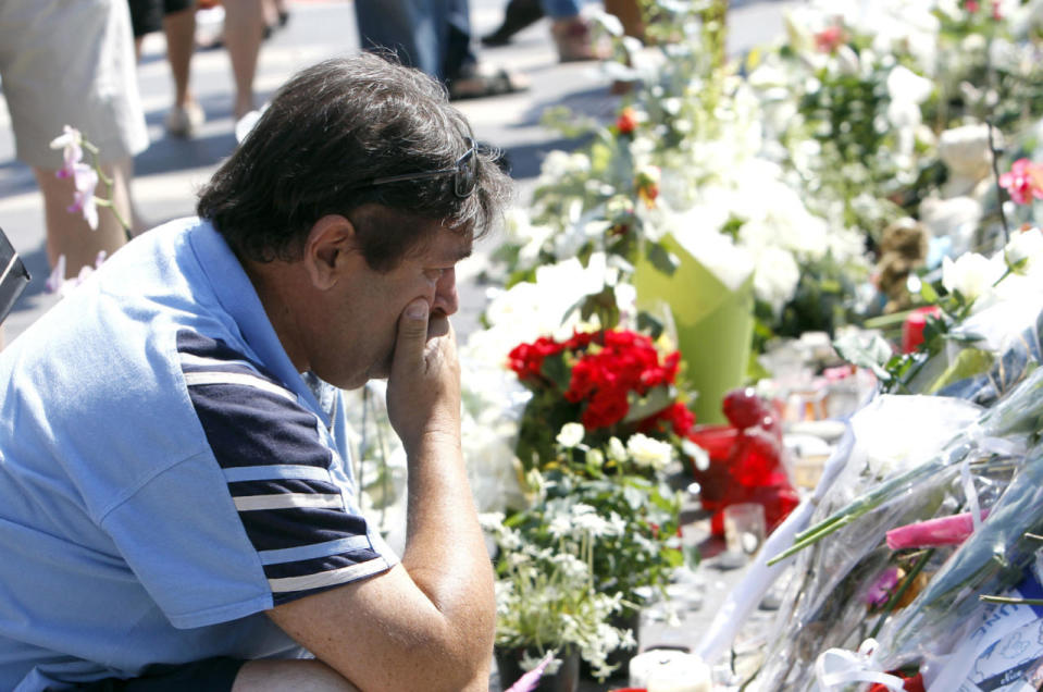 Promenade des Anglais memorial in Nice