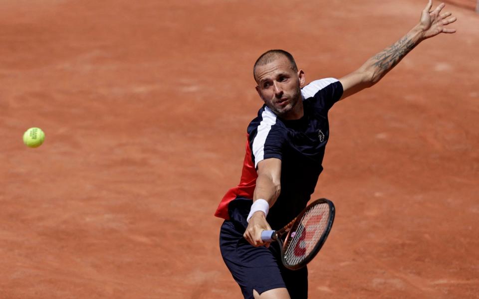 Dan Evans hit out at the LTA following his first-round defeat at Roland Garros - Reuters/Clodagh Kilcoyne