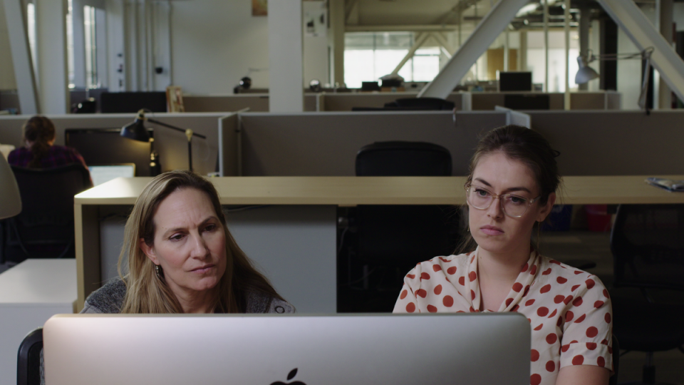 Rachel de Leon and her editor Amanda Pike (left) (Courtesy of Netflix)