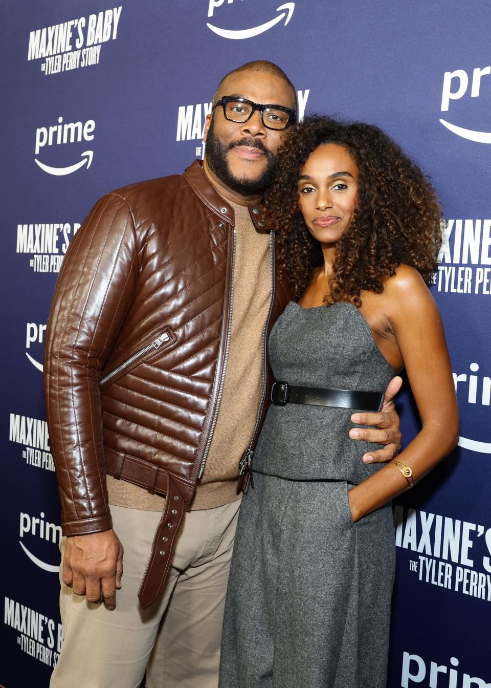 (L-R) Tyler Perry and Gelila Bekele attend the special screening of 