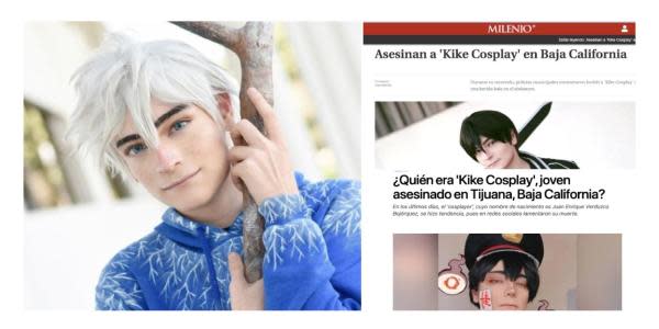 Asesinato de "Kike Cosplay" en Tijuana  se convierte en noticia nacional 