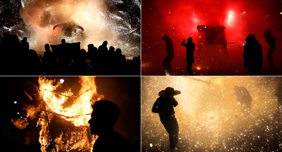 FOTOS: Tultepec, el lugar de México de los toros en llamas