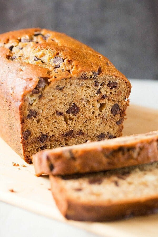 <a href="https://www.browneyedbaker.com/peanut-butter-banana-bread-recipe-chocolate-chips/" target="_blank" rel="noopener noreferrer"><strong>Get the Peanut Butter Banana Bread with Chocolate Chips recipe from Brown Eyed Baker</strong></a>