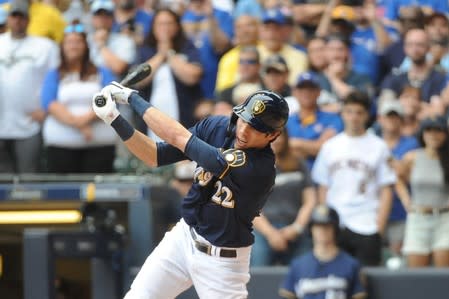 FILE PHOTO: MLB: Texas Rangers at Milwaukee Brewers