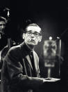 <p>Pianist Bill Evans led his own ensemble, The Bill Evans Trio, in the late 1950s after having performed with the Miles Davis band. His style uniquely incorporated block chords — though somehow with the lightest touch — making for to an impressionistic performance. While playing, the guy was super cool; he was almost always smoking a cigarette as both hands perpetually moved across the keyboard. (Note: Smoking kills!) <i>(Photo: Getty Images)</i></p>