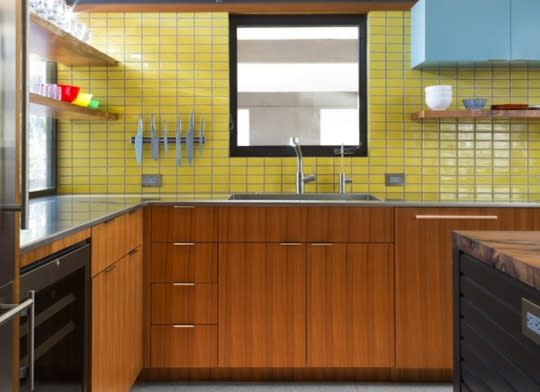 Flat wood cabinetry