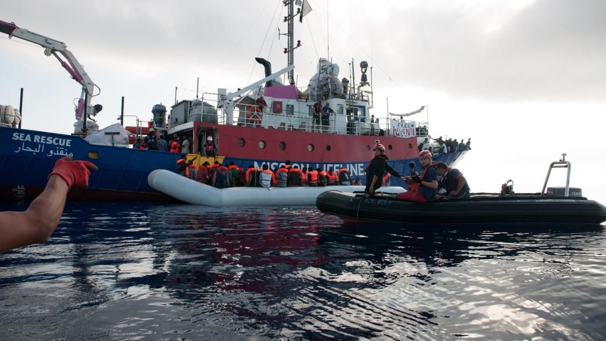 Rettungsschiffe wie die «Lifeline» dürfen italienische Häfen nicht mehr anlaufen. Foto: Hermine Poschmann/Mission Lifeline