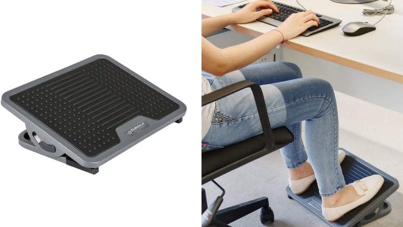 Relieve pressure, improve blood circulation, and sit comfortably with this footrest​.