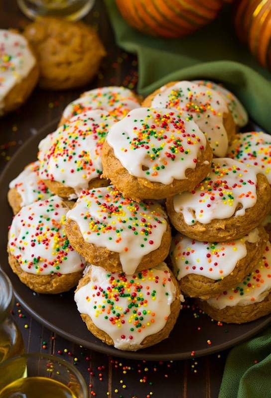 <p>Cooking Classy</p><p><strong>Get the recipe: <a href="https://www.cookingclassy.com/iced-pumpkin-cookies/" rel="nofollow noopener" target="_blank" data-ylk="slk:Iced Pumpkin Cookies;elm:context_link;itc:0;sec:content-canvas" class="link ">Iced Pumpkin Cookies</a></strong></p>
