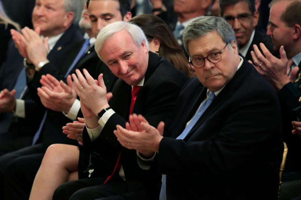 Deputy Attorney General Jeffrey Rosen took over after Attorney General William Barr stepped down Dec. 23, 2020.