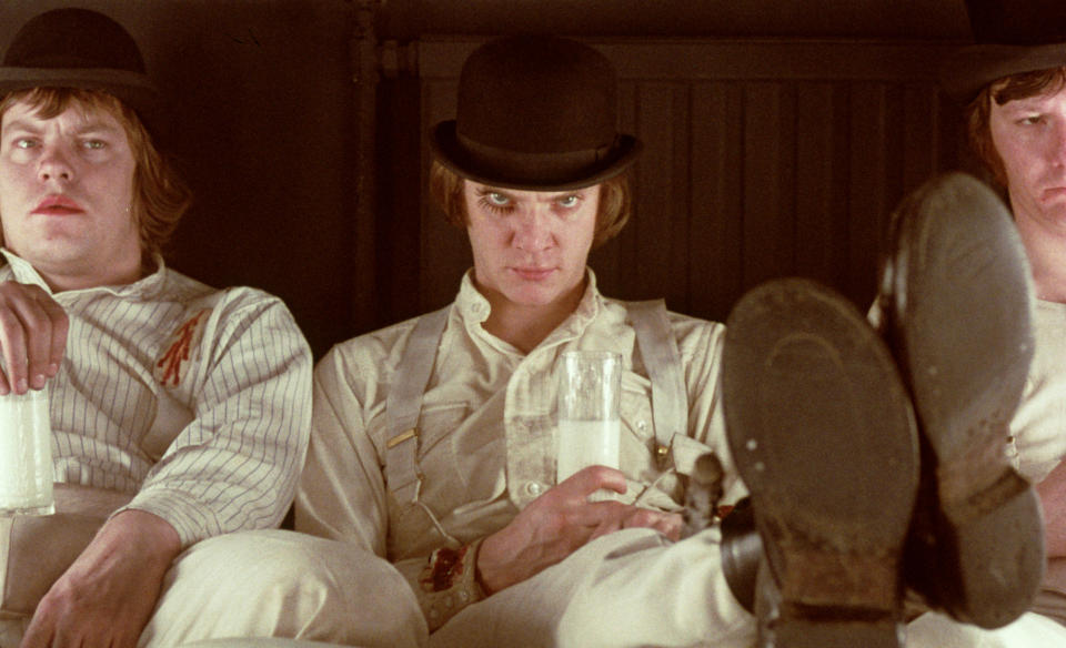Malcolm McDowell stars in 1971&#39;s A Clockwork Orange (Warner Bros)
