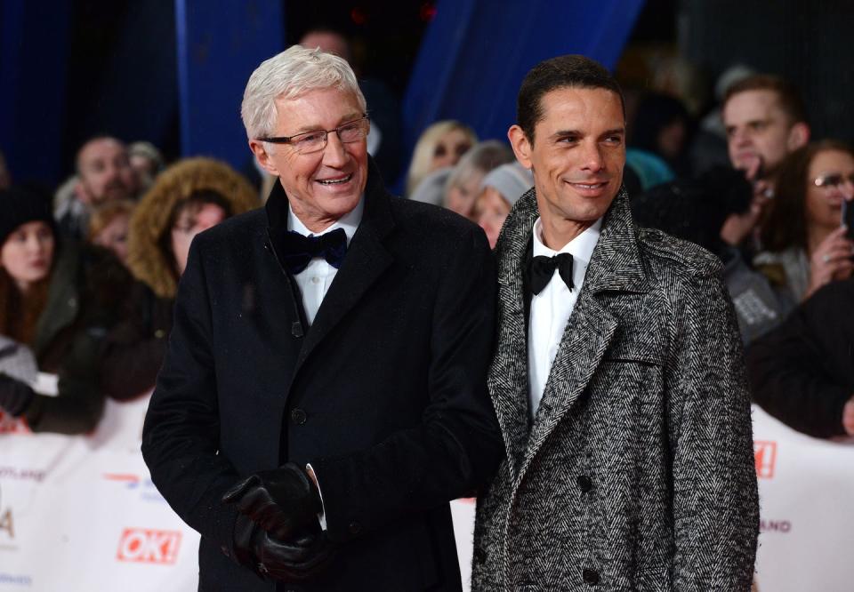 paul o'grady with his husband andre portasio