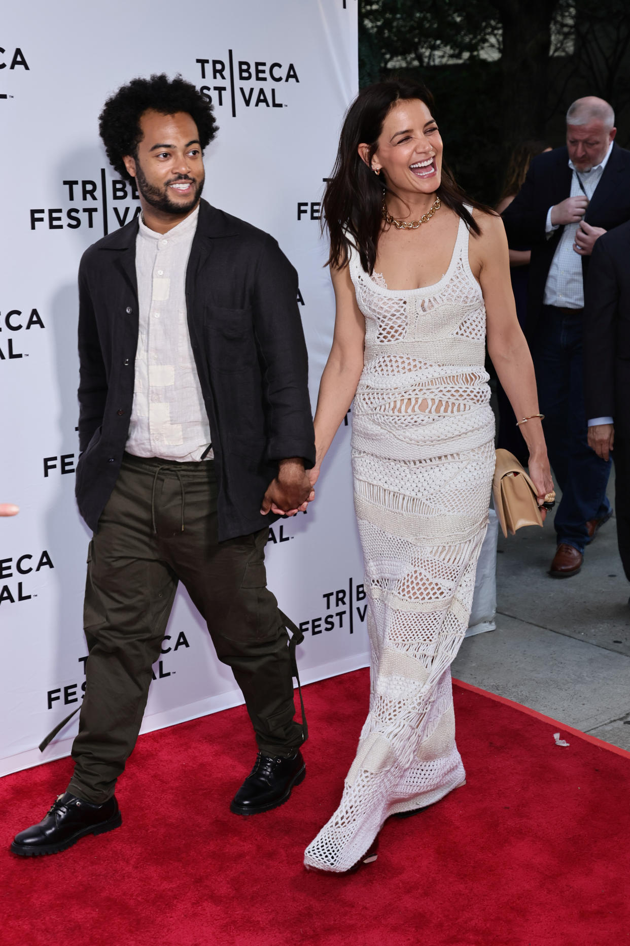 Bobby Wooten III and Katie Holmes (Theo Wargo / Getty Images )